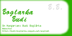 boglarka budi business card